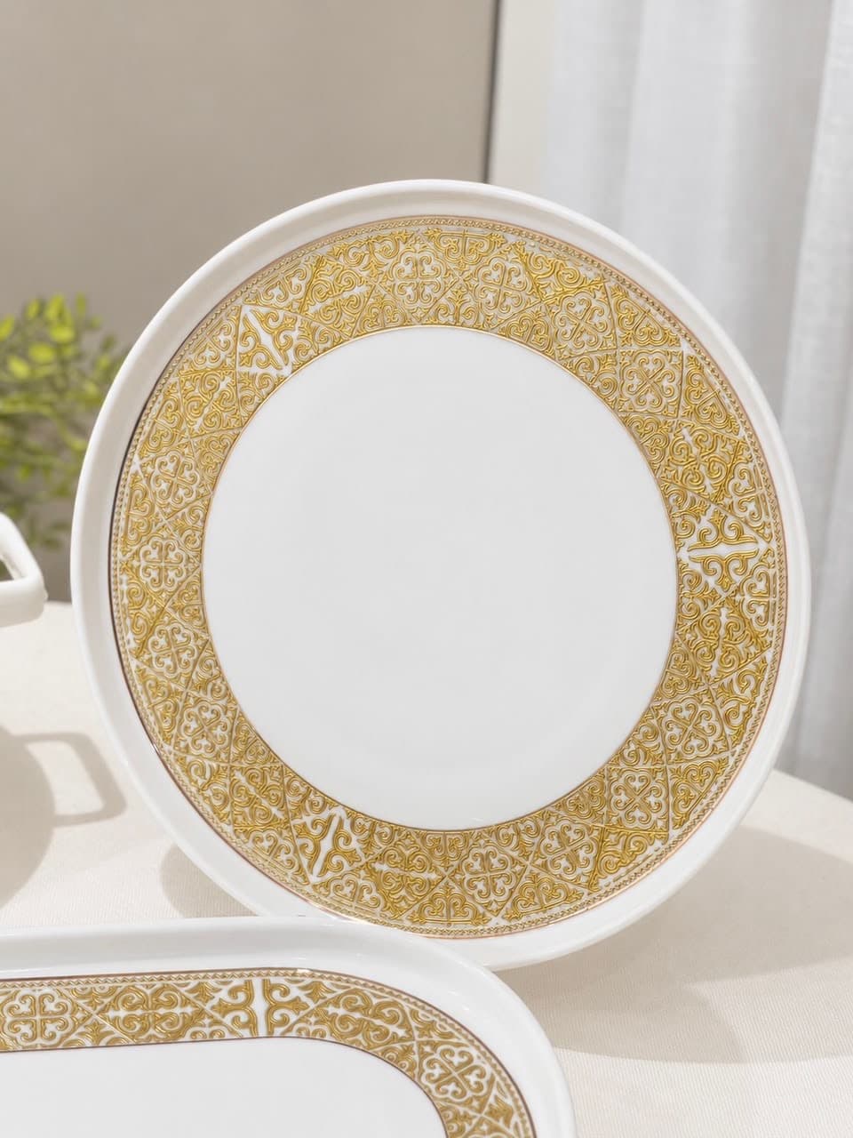 Service de Table Complet en Porcelaine – Motifs Arabesques & Dorures Andalouses 2
